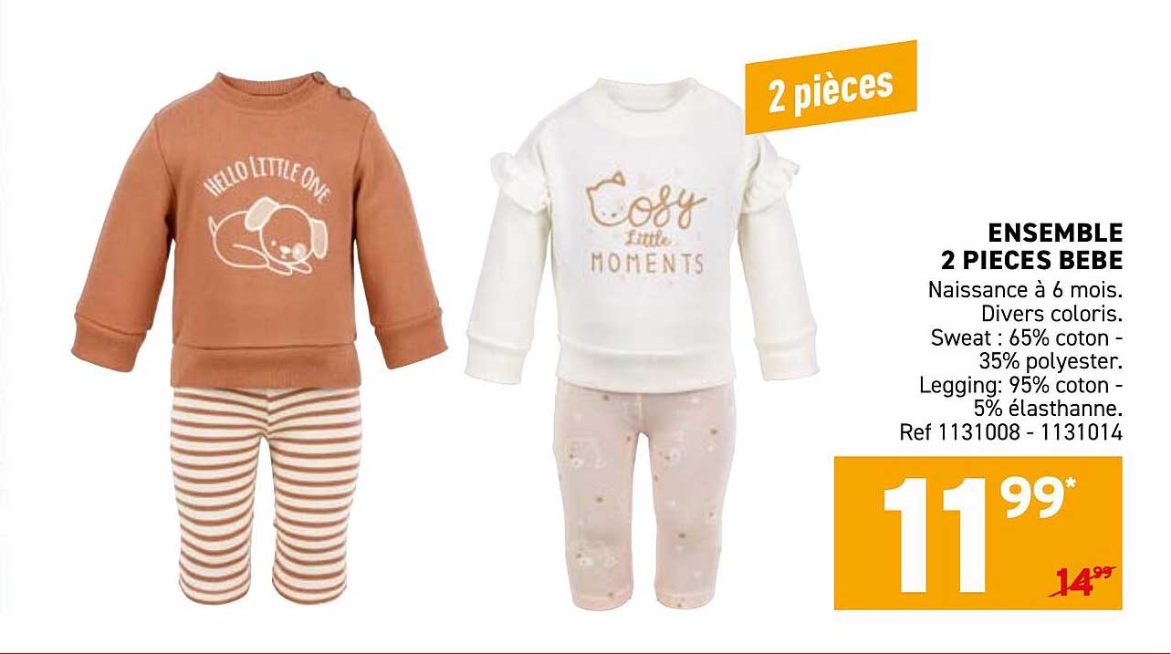 ENSEMBLE 2 PIECES BEBE