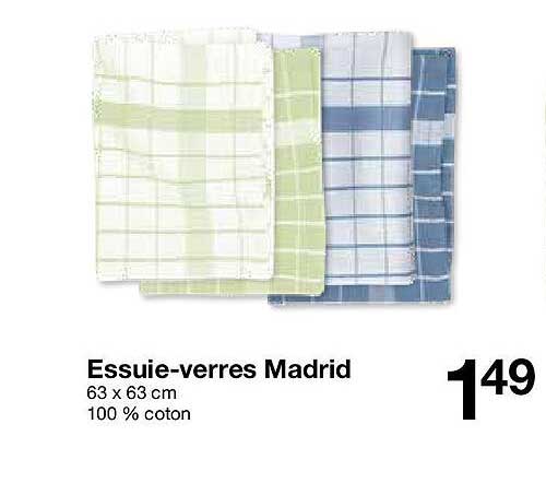 Essuie-verres Madrid