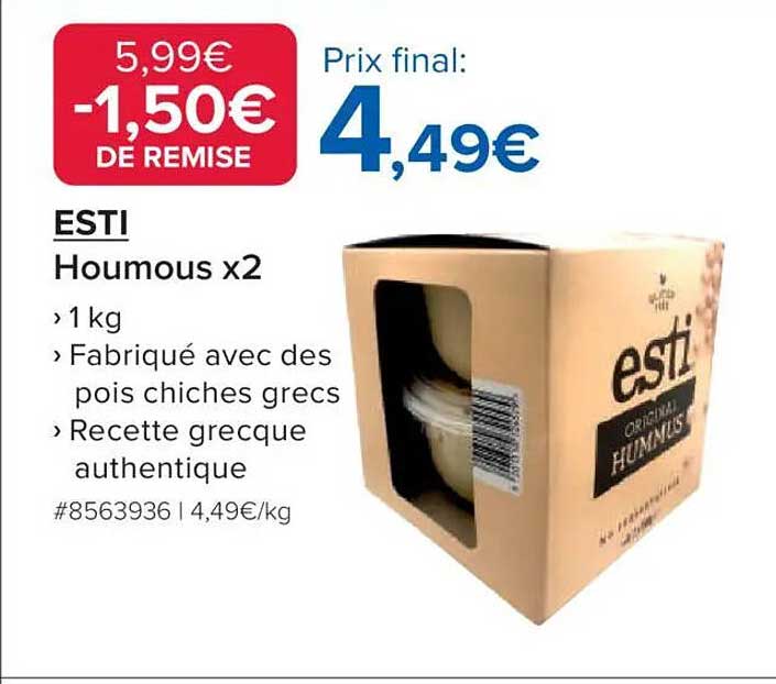 ESTI Houmous x2