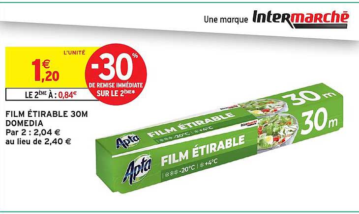 FILM ÉTIRABLE 30M DOMEDIA