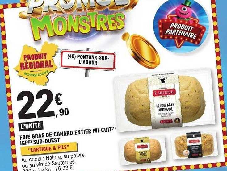 Foie Gras de Canard Entier Mi-Cuit IGP Sud-Ouest