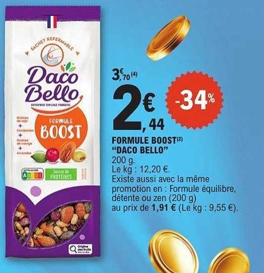 FORMULE BOOST "DACO BELLO"
