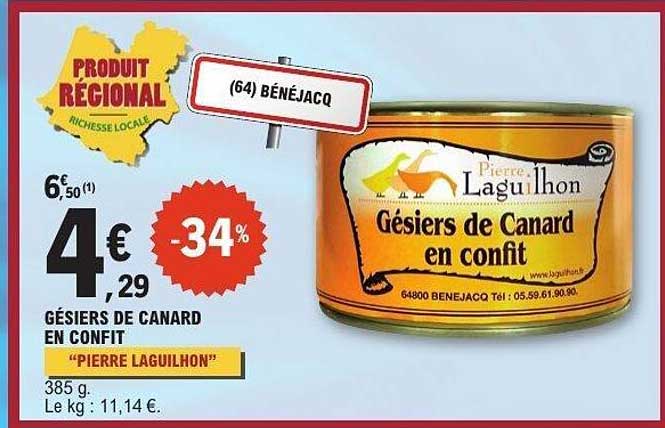 Gésiers de Canard en Confit "Pierre Laguilhon"