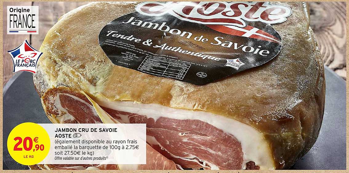 JAMBON CRU DE SAVOIE AOSTE