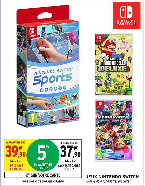 JEUX NINTENDO SWITCH