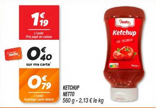KETCHUP NETTO