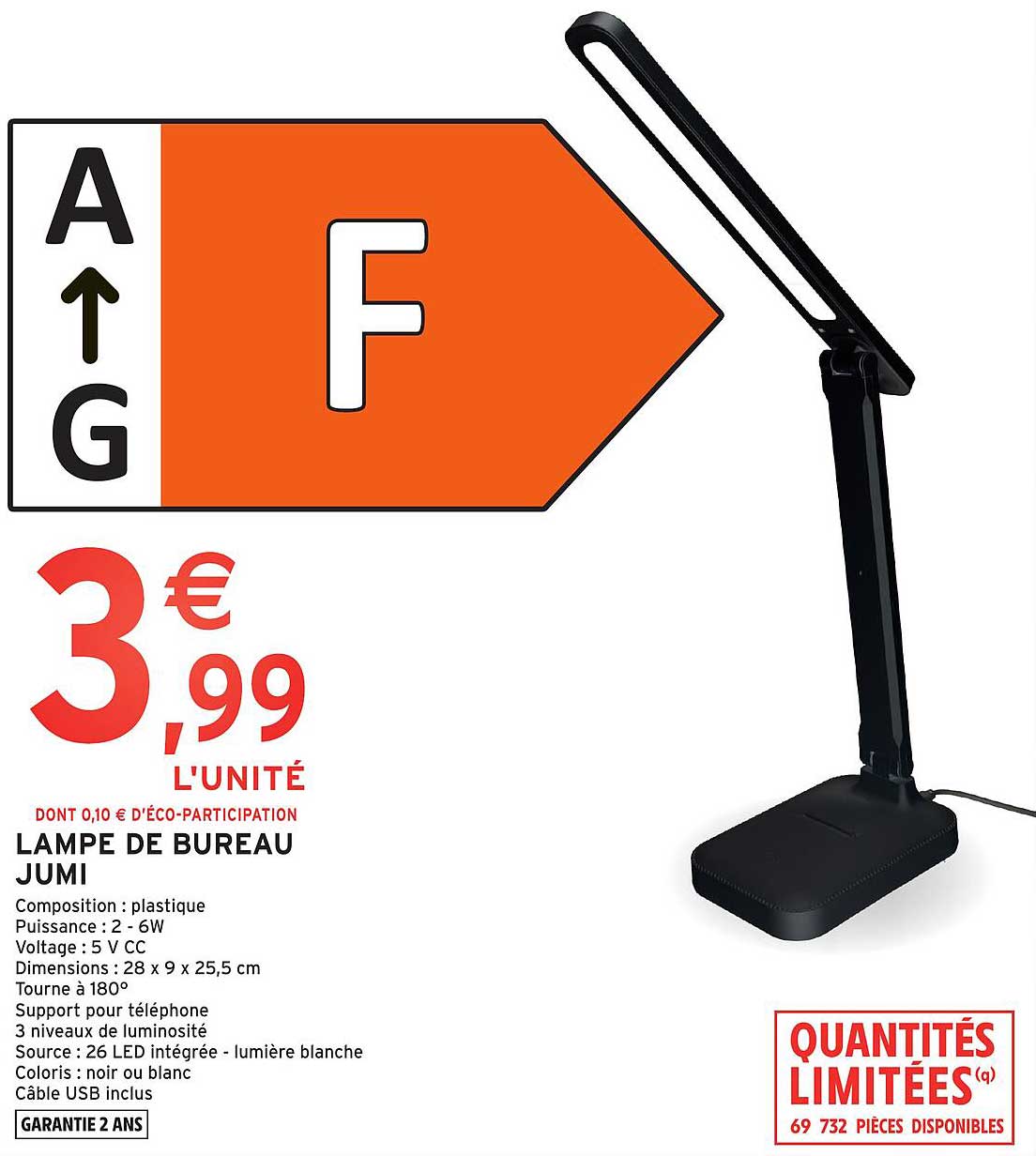 LAMPE DE BUREAU JUMI