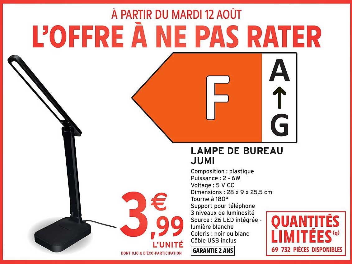 LAMPE DE BUREAU JUMI