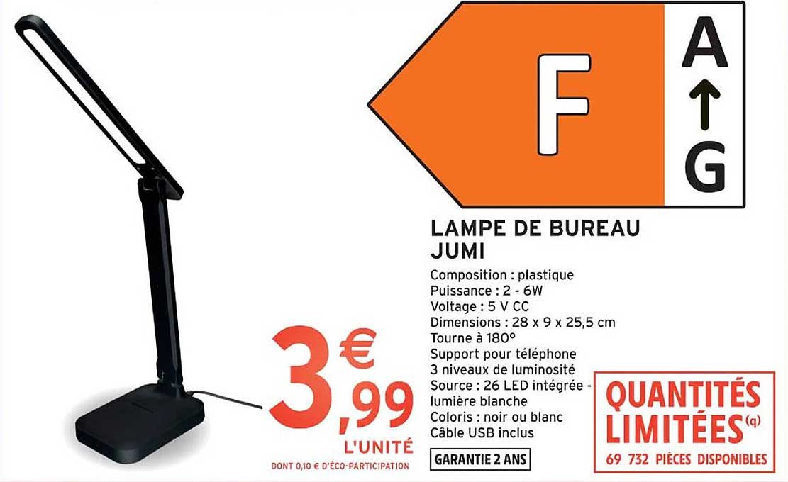 LAMPE DE BUREAU JUMI