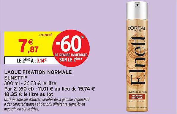 LAQUE FIXATION NORMALE ELNETT