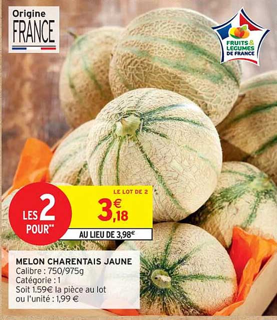 LES 2 POUR 3 € 18 AU LIEU DE 3,98 €