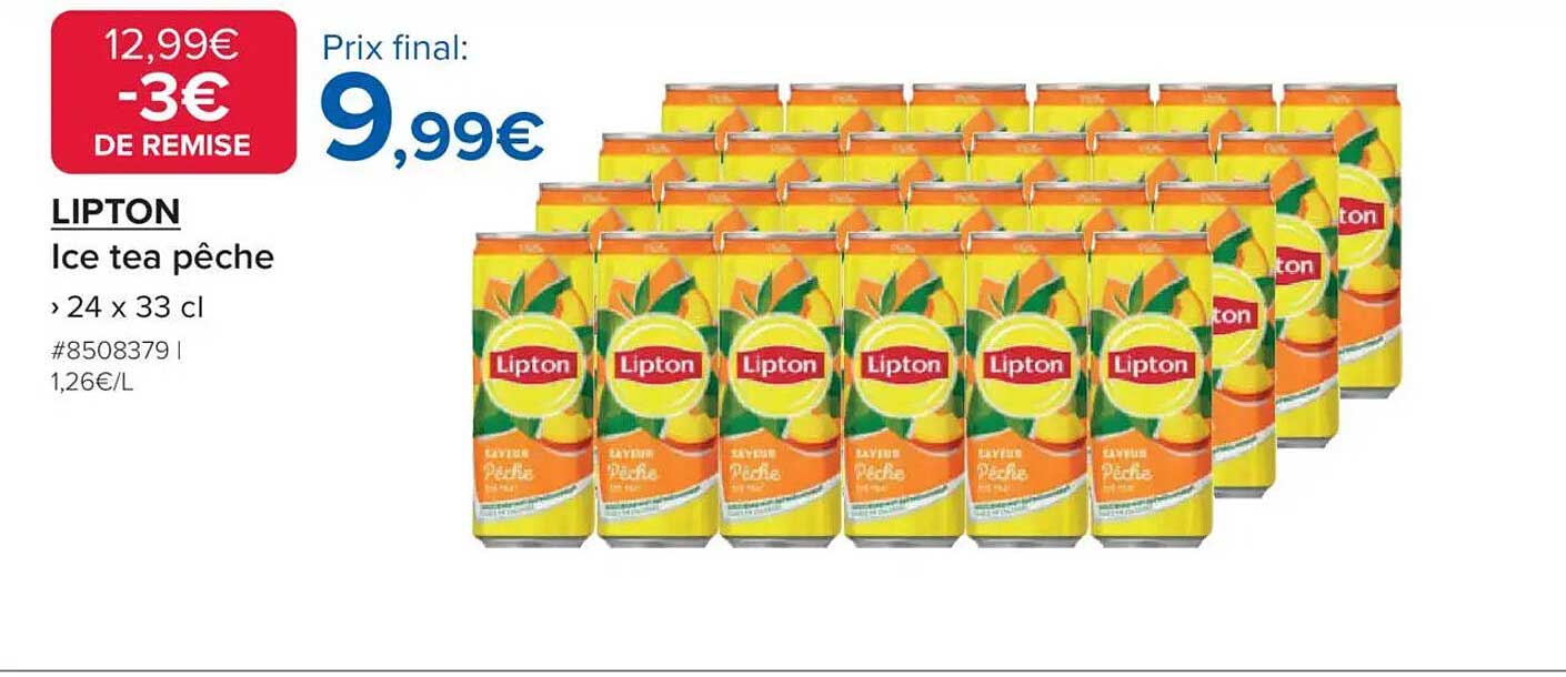 LIPTON Ice tea pêche