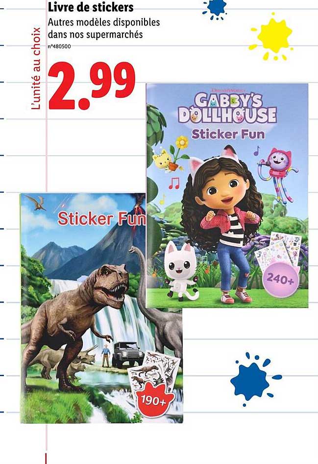Livre de stickers
