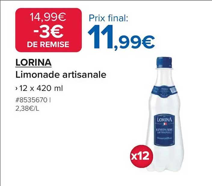 LORINA Limonade artisanale