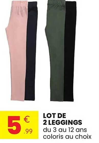 LOT DE 2 LEGGINGS