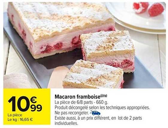 Macaron framboise