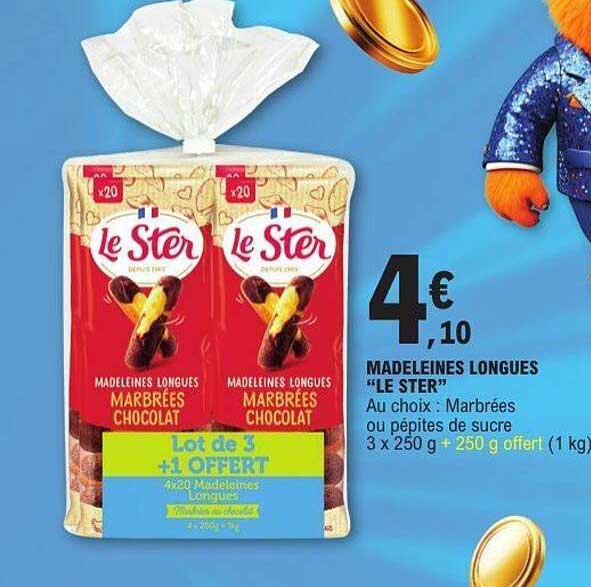 MADELEINES LONGUES "LE STER"