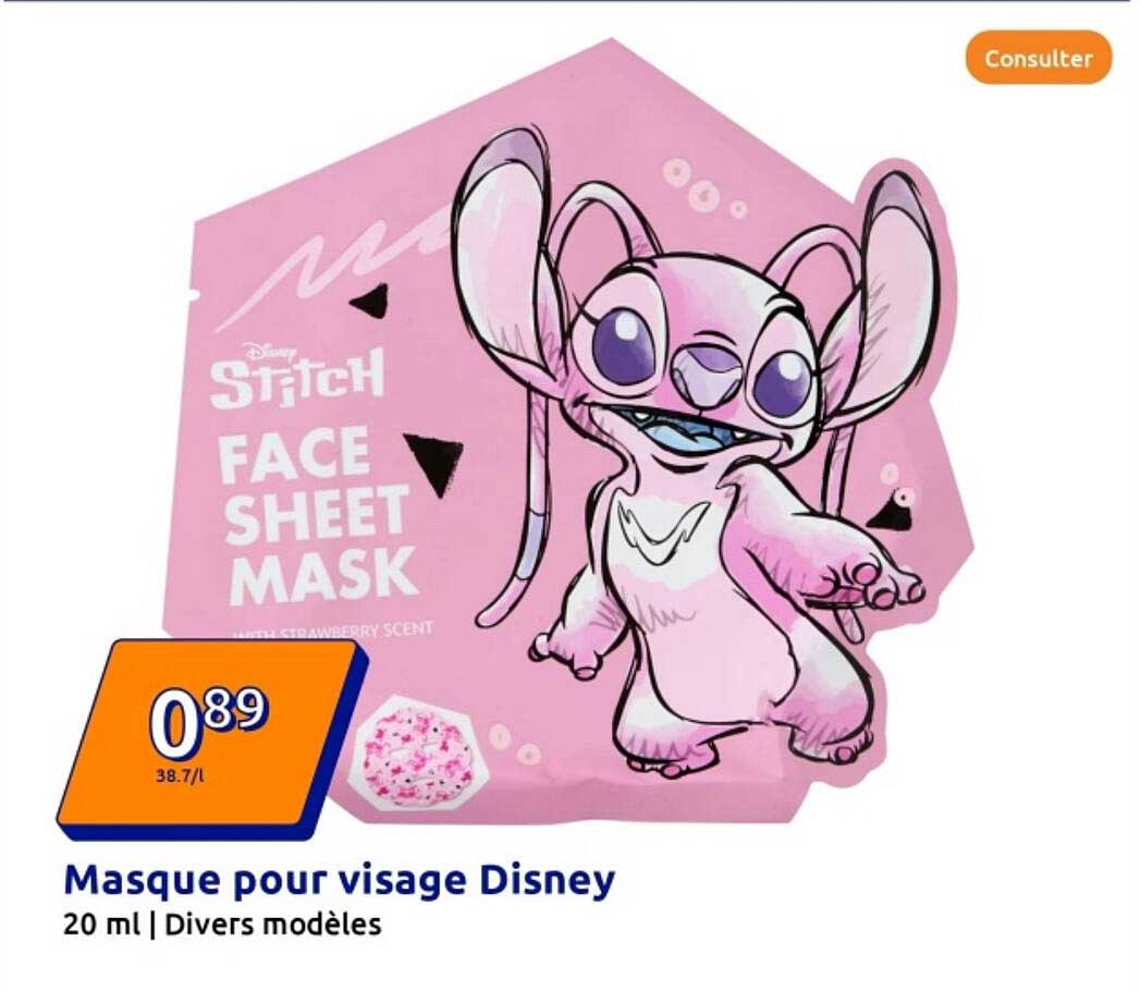 Masque pour visage Disney