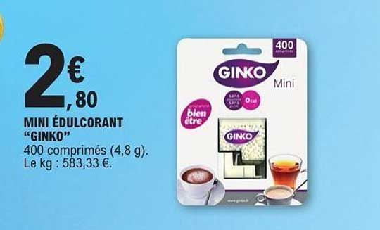 MINI ÉDULCORANT “GINKO”