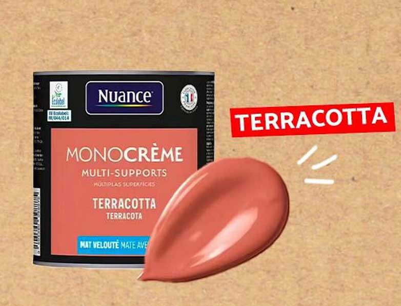 MONOCRÈME MULTI-SUPPORTS TERRACOTTA