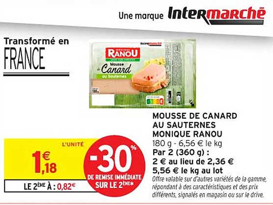 MOUSSE DE CANARD AU SAUTERNES MONIQUE RANOU