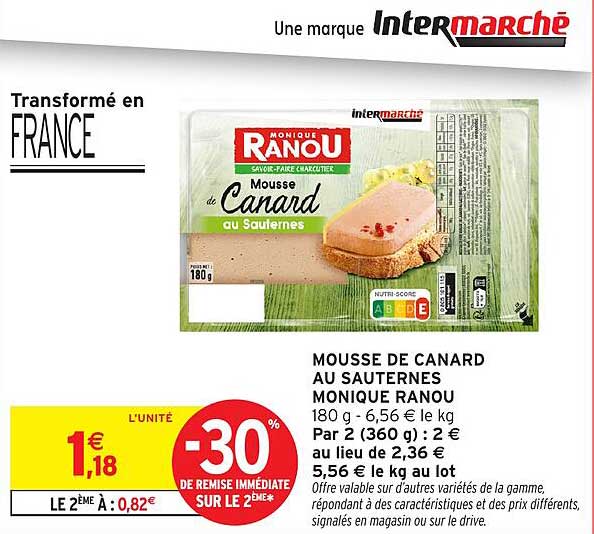 MOUSSE DE CANARD AU SAUTERNES MONIQUE RANOU