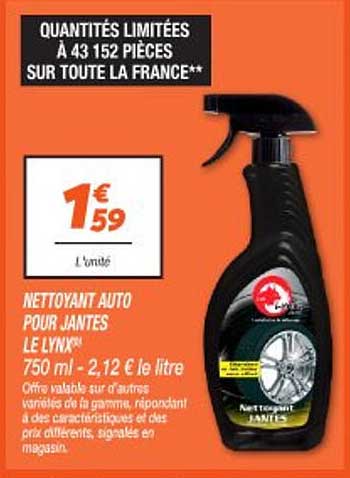 NETTOYANT AUTO POUR JANTES LE LYNX