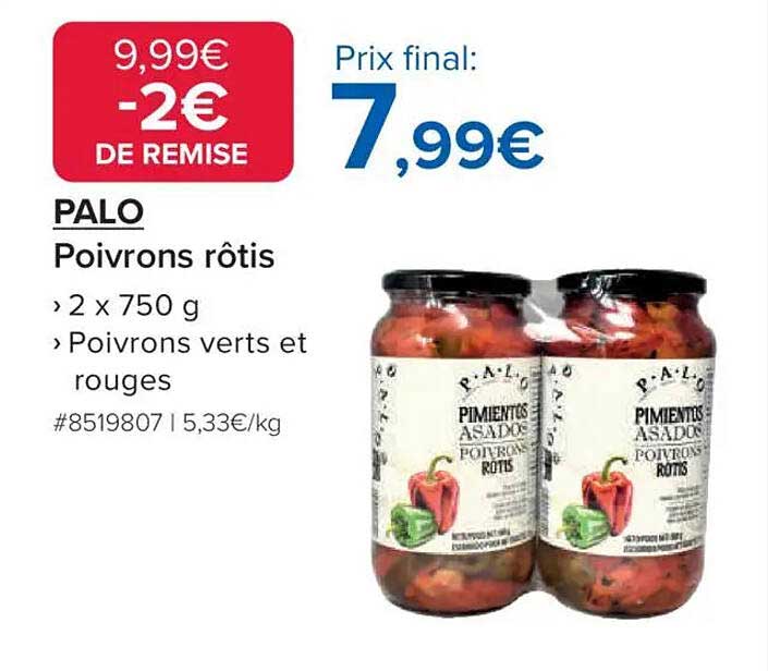 PALO Poivrons rôtis
