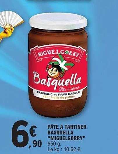 PÂTE À TARTINER BASQUELLA "MIGUELGORRY!"