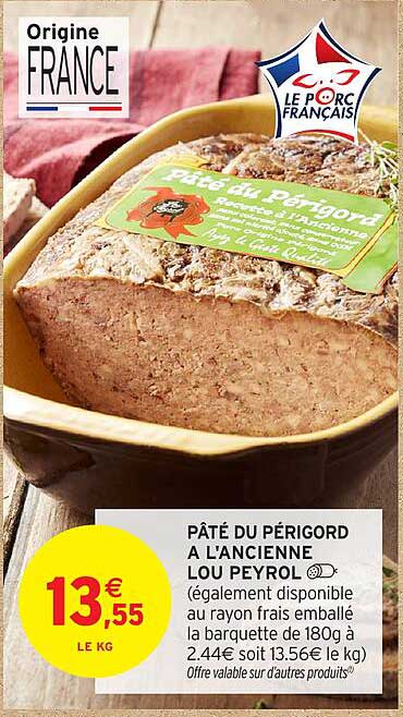 Pâté du Périgord à l'ancienne Lou Peyrol