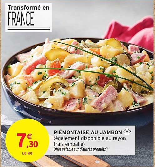 PIÉMONTAISE AU JAMBON