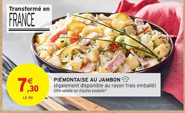 PIÉMONTAISE AU JAMBON