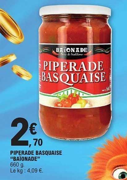 PIPERADE BASQUAISE "BAIONADE"