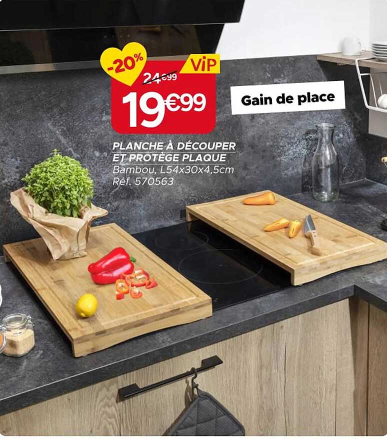 PLANCHE À DÉCOUPER ET PROTÈGE PLAQUE