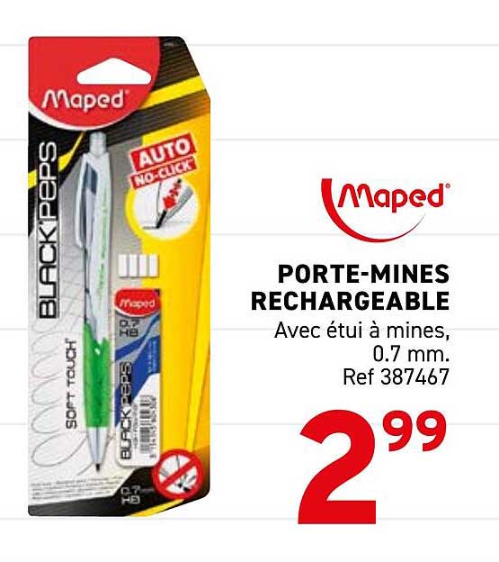 PORTE-MINES RECHARGEABLE