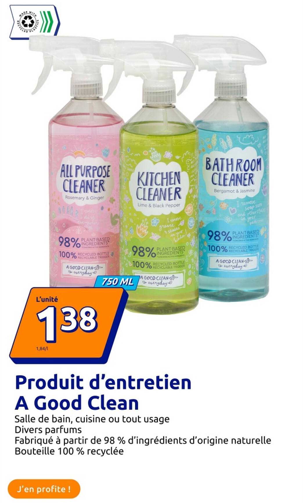 Produit d'entretien A Good Clean