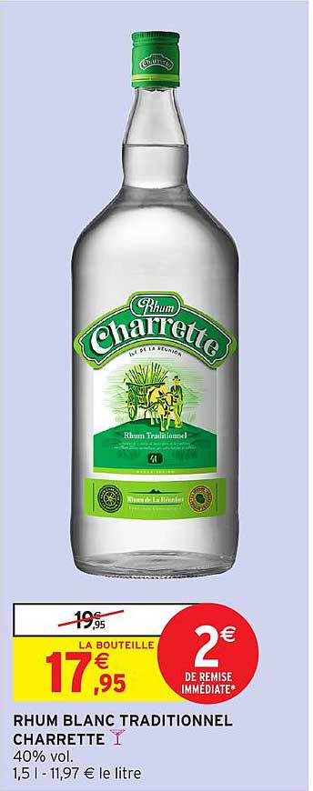 RHUM BLANC TRADITIONNEL CHARRETTE