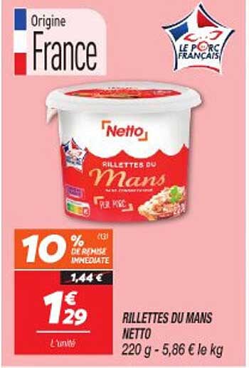 Rillettes du Mans Netto