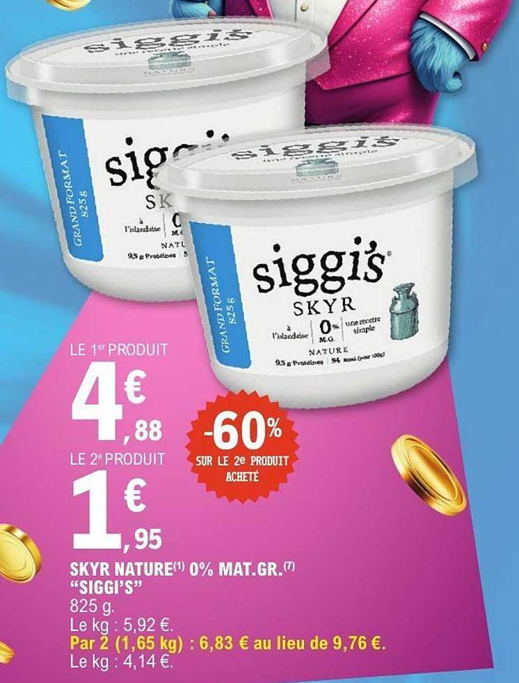 SKYR NATURE 0% MAT.GR. SIGGI'S