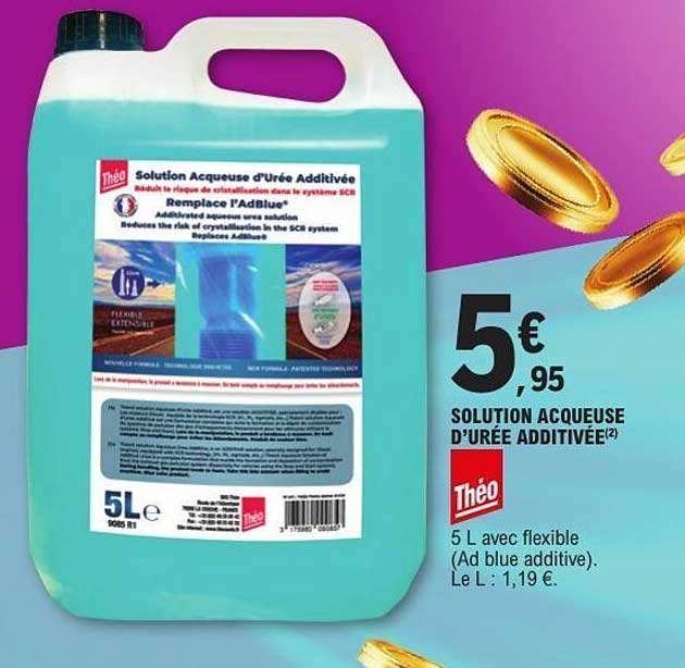 SOLUTION ACQUEUSE D’URÉE ADDITIVÉE
