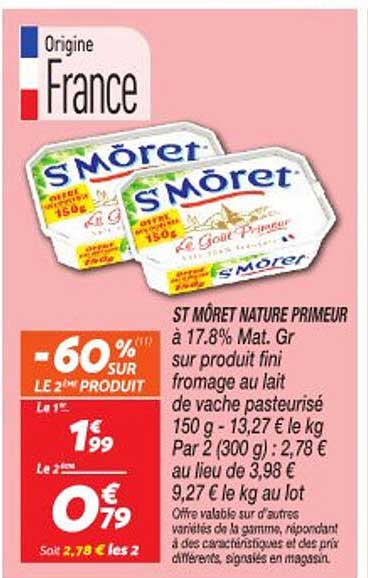 ST MÖRET NATURE PRIMEUR