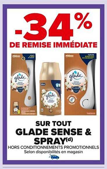 SUR TOUT GLADE SENSE & SPRAY(d)