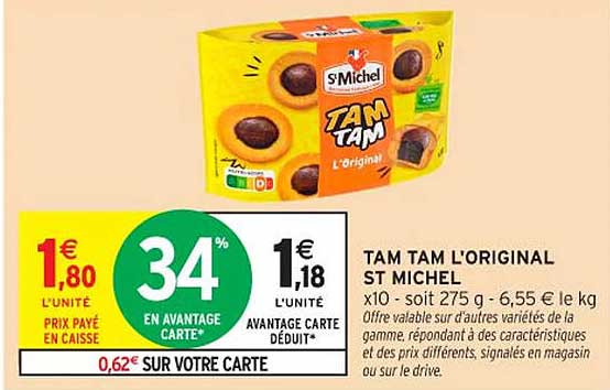 TAM TAM L'ORIGINAL ST MICHEL