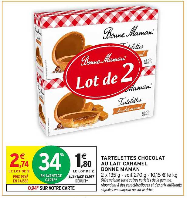TARTELETTES CHOCOLAT AU LAIT CARAMEL