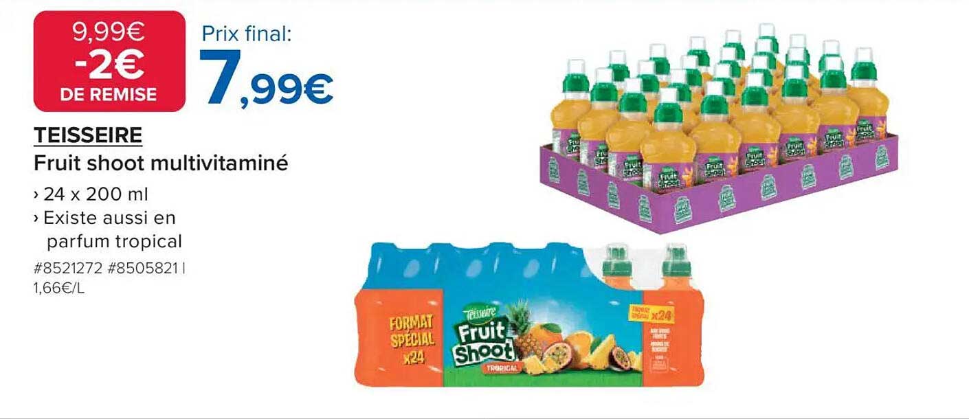 Teisseire Fruit shoot multivitaminé