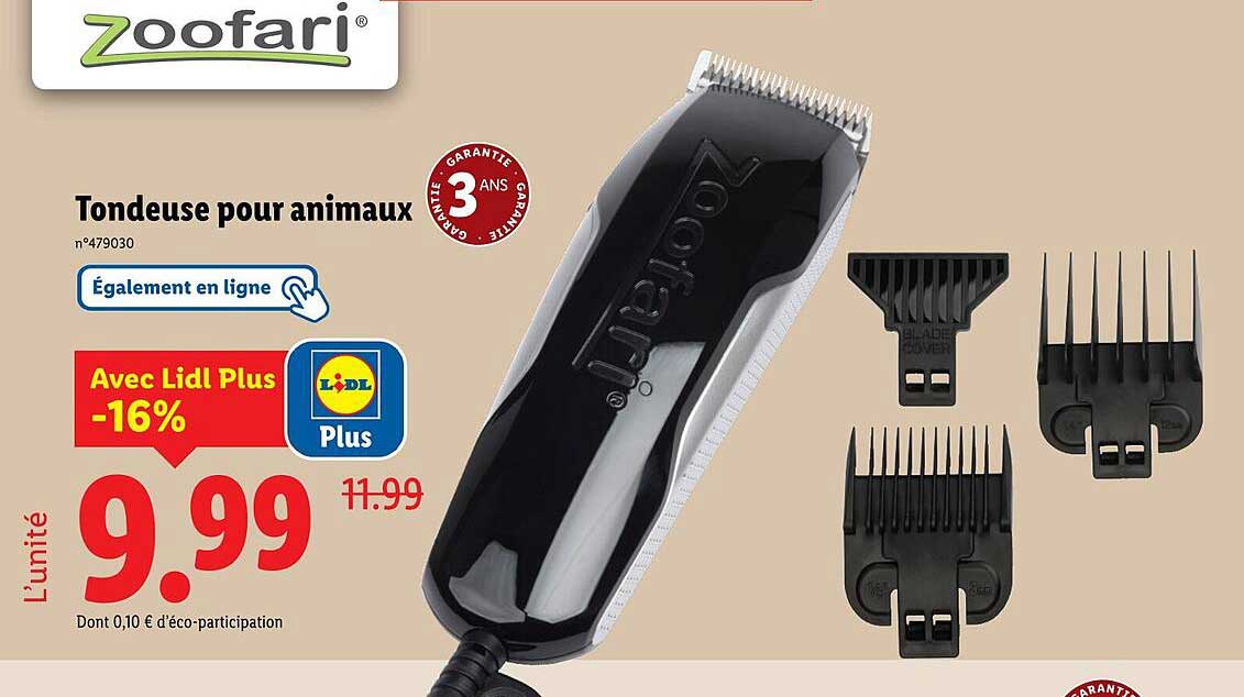 Tondeuse pour animaux
