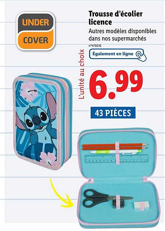 Trousse d’écolier licence