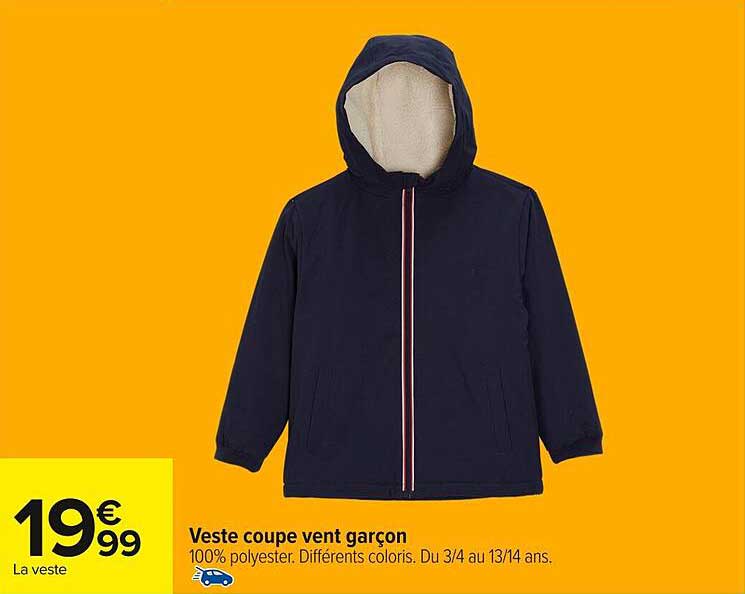 Veste coupe vent garçon