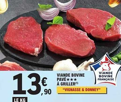 Viande bovine pavé ★★★★ à griller