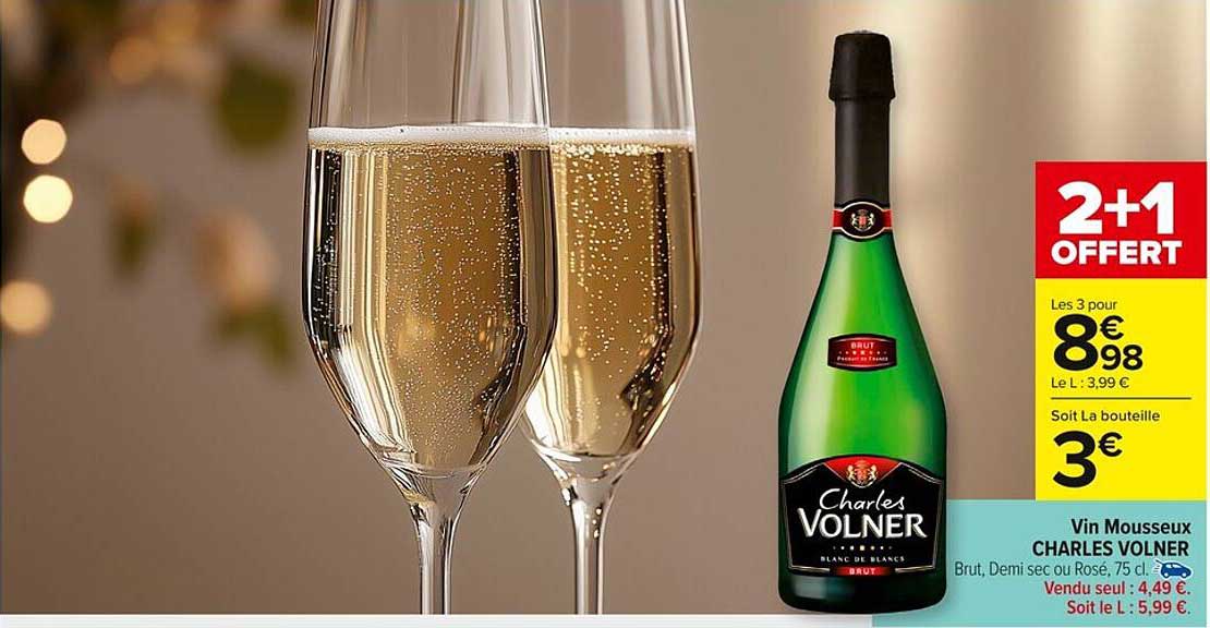 Vin Mousseux CHARLES VOLNER